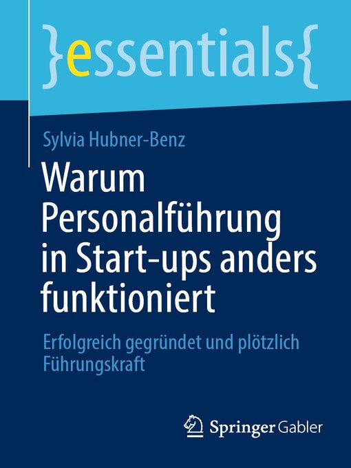 Title details for Warum Personalführung in Start-ups anders funktioniert by Sylvia Hubner-Benz - Available